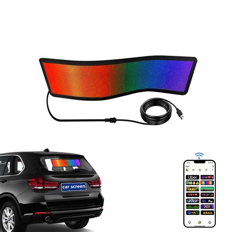 Gnmfd Led Car Sign X Flexible Led Matrix Panel Usb V