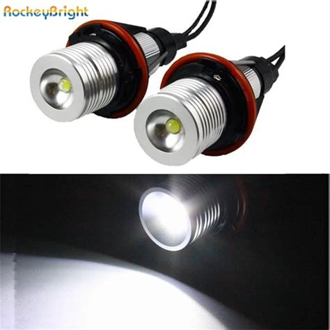 Xenon White Led Angel Eyes Halo Light Bulb No Error Headlight For Bmw