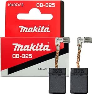 Makita MAR 1950012 Juego De Carbones Cb325 Para Hr2610 9554 Y 9557