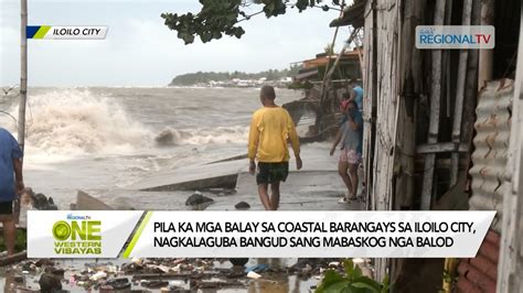 One Western Visayas Pila Ka Mga Balay Sa Coastal Barangays Sa Iloilo