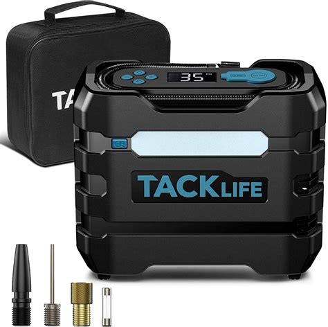 Tacklife Auto Car Tire Inflator 12V DC Portable Air Compressor Pump