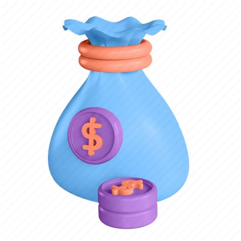 Money Bag Cash Currency Payment 3d Illustration Download On Iconfinder