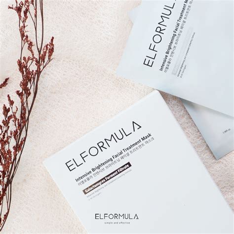 Jual Elformula Sheetmask Intensive Brightening Facial Treatment Sheet