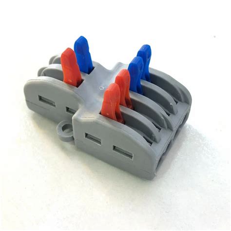 Roboway PCT SPL 42 0 08 2 5mm 4 2 Pole Wire Connector Terminal Block