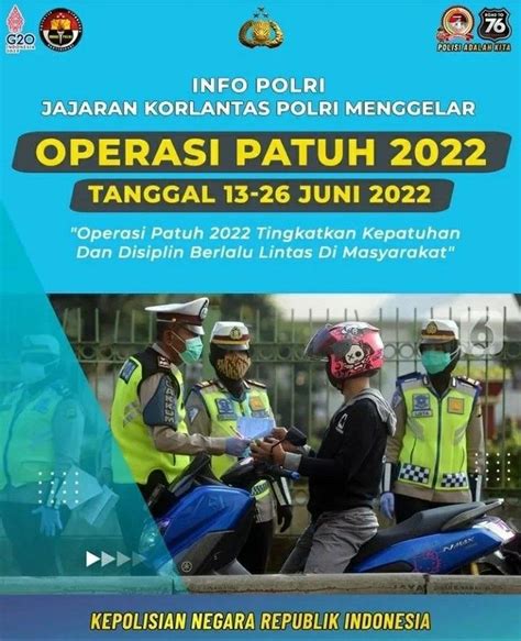 Gelar Operasi Patuh Seluruh Indonesia Ini Sasarannya Warta