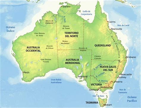 Australia: relieve | La guía de Geografía