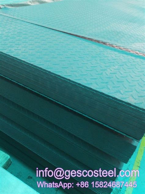 Hot Rolled SS Mild Checkered Steel Plate Mm Checker Steel Plate St S Jr Ss A Q
