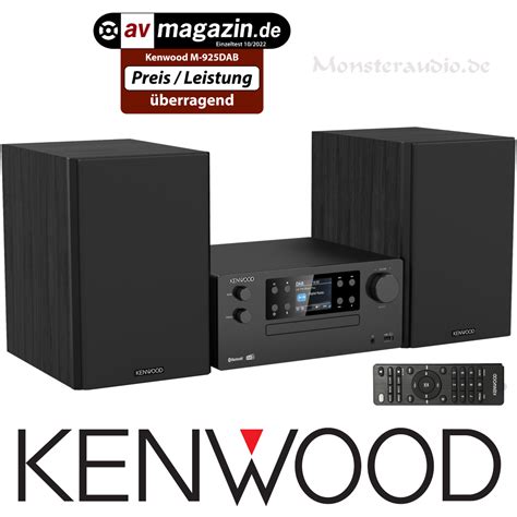 Monsteraudio Kenwood M Dab B Stereoanlage Mit Dab Fm Ukw Blueooth