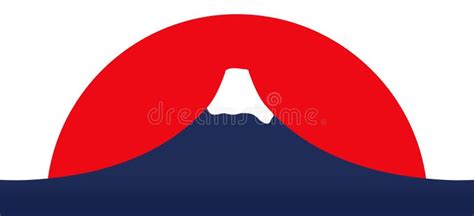 Mount Fuji Stock Illustration Illustration Of Blue Japanese 16129522