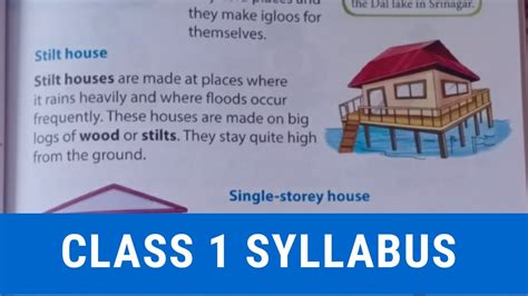 Cbse Class 1 Syllabus Youtube