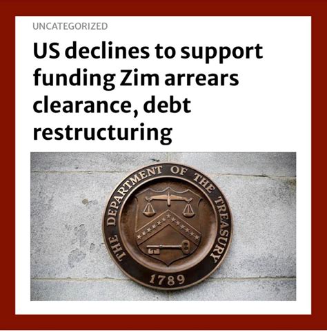 Us Wont Support Restructuring Of Zim Debt By Afdb Zimbabwe Anti