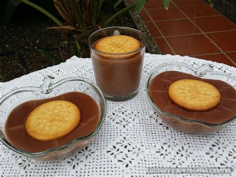 Luzmary y sus recetas caseras NATILLAS DE GALLETAS MARÍA Y CHOCOLATE