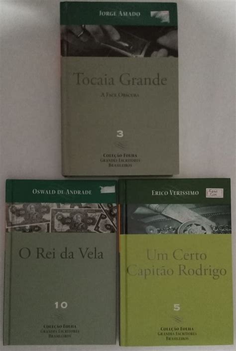 Cole O Folha Grandes Escritores Brasileiros Volumes Capa Dura