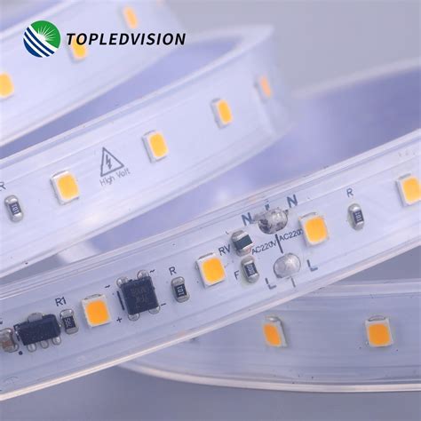 High Volt 220V 110V 72LEDs M SMD2835 Waterproof Flexible LED Strip Rope