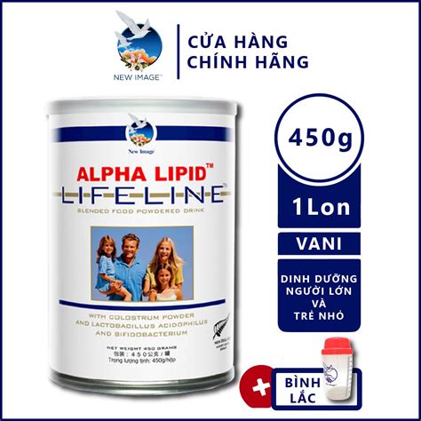 Sữa Non Alpha Lipid Lifeline 450g Chính Hãng từ New Image