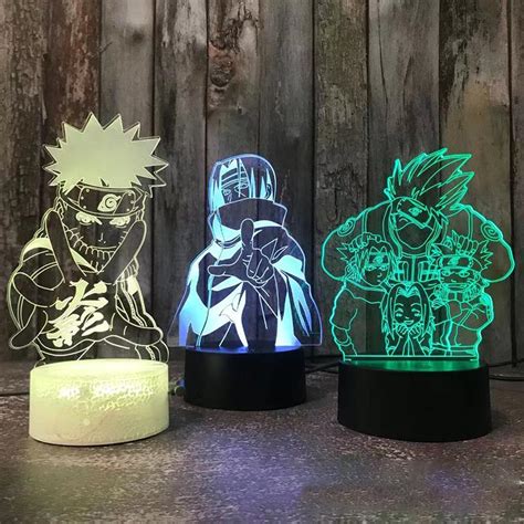 Buy D Night Lights Naruto Team Uzumaki Naruto Sasuke Sakura Figure Led