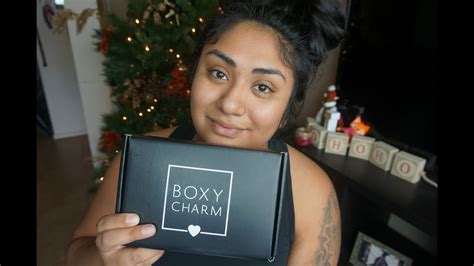 October 2017 Boxy Charm Unboxing Autumn Flower YouTube