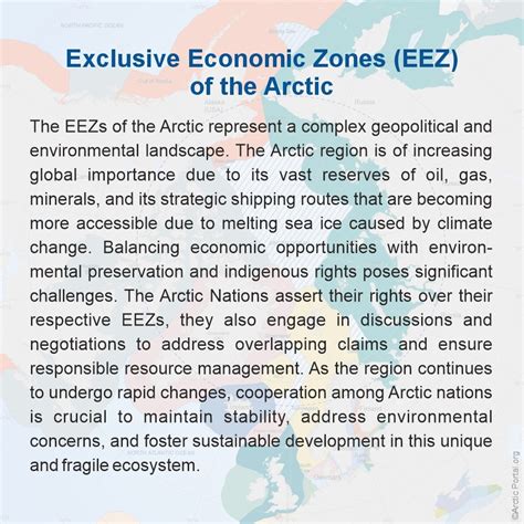 Exclusive Economic Zones Of The Arctic EEZ Arctic Portal