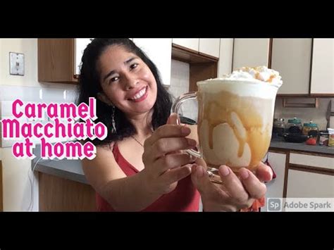 COMO HACER CARAMEL MACCHIATO EN CASA YouTube