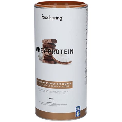 Foodspring Whey Protein Schokolade Kokosnuss 750 G Shop Apotheke At