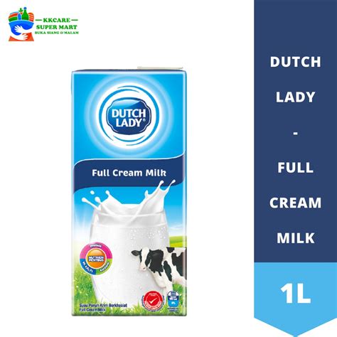 Dutch Lady Full Cream Milk Susu Penuh Krim L Shopee Malaysia