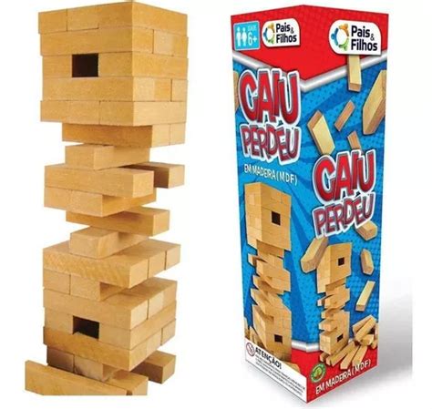 Juego Game Fell Lost Tower Piezas Jenga Madeira Mercadolibre