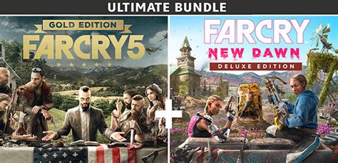 Far Cry 5 Gold Edition Far Cry New Dawn Deluxe Edition Bundle Ubisoft