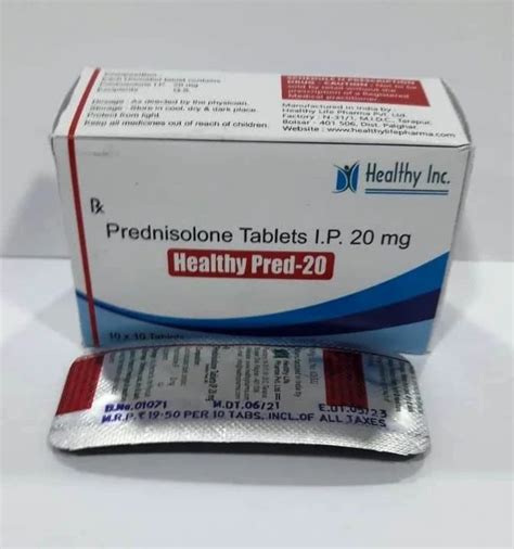 Prednisolone 20mg Tablet At Rs 800 Box Omnacortil 10 Tablet In Vasai