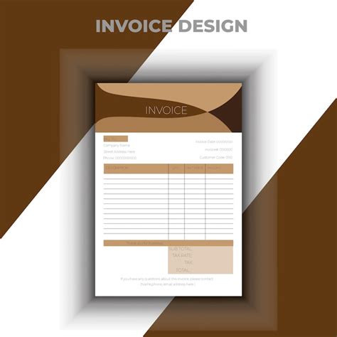 Premium Vector Invoice Design Invoice Template Vector Design