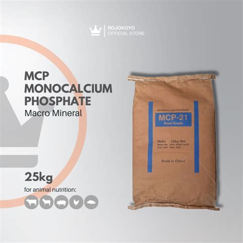 MCP Monocalcium Phosphate 25 Kg Lazada Indonesia