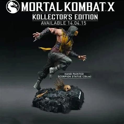 Mortal Kombat X edición de coleccionista escorpión amarillo Ninja mano