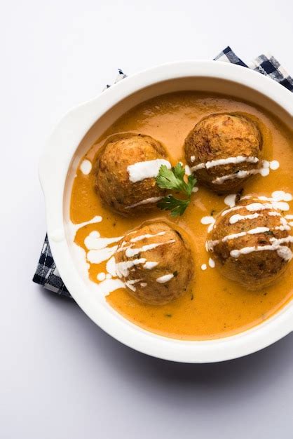 Premium Photo Malai Kofta Curry Is A Mughlai Special Recipe Served In