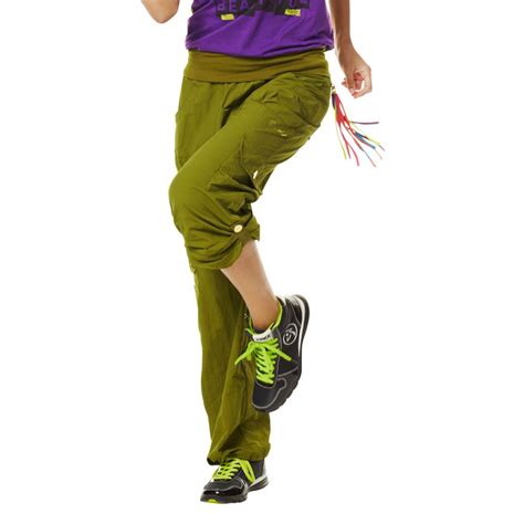 Zumba Fitness Cargo Cargos Converts To Capri Dance Pants Elitezwear