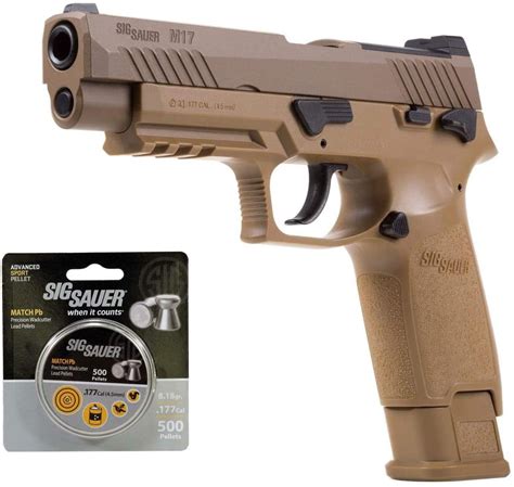 Wholesale P320 Sig Sauer M17 ASP Airgun Pistol 177 Cal Coyote TAN With