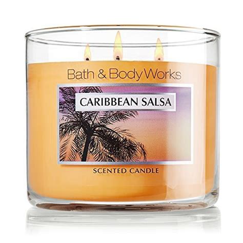 Bath Body Works Slatkin Co Caribbean Salsa Scented Candle Jar 14 5