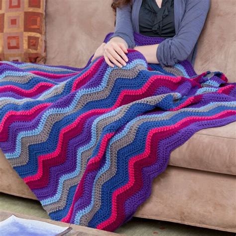 Red Heart Free Crochet Ripple Afghan Patterns Browse Our Large Free