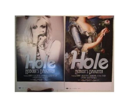 Hole Poster Nobodys Daughter Two Sided Courtney Love Ebay