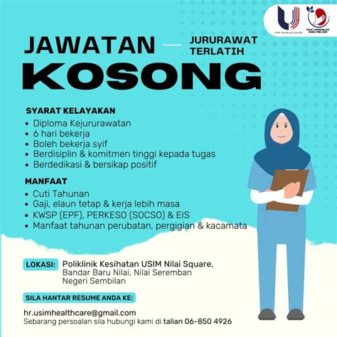 Iklan Jawatan Kosong Usim Healthcare Sdn Bhd