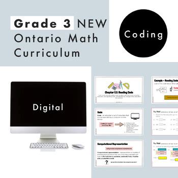 Grade Ontario Math Free Coding Curriculum Digital Google Slides Form