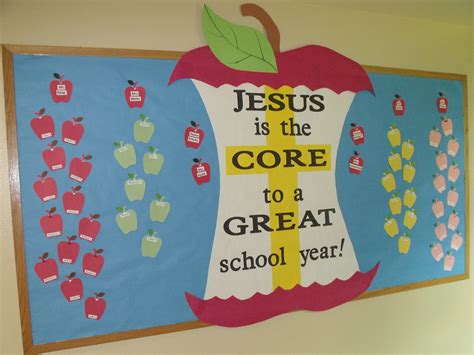 Christian Bulletin Board Ideas For Back To School Board Poster