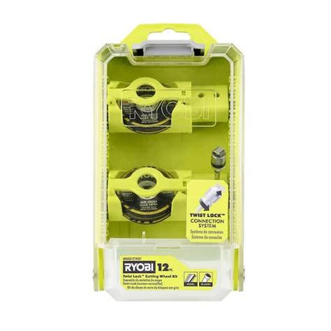 Ryobi Rotary Tool Piece Twist Lock Cutting Kit For Metal And