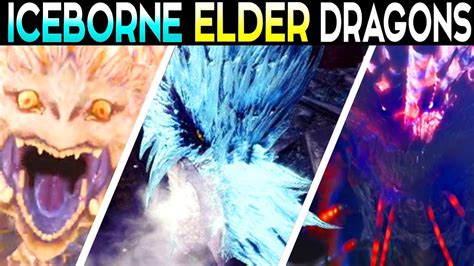 Monster Hunter World Iceborne ALL BOSSES ELDER DRAGONS MHW