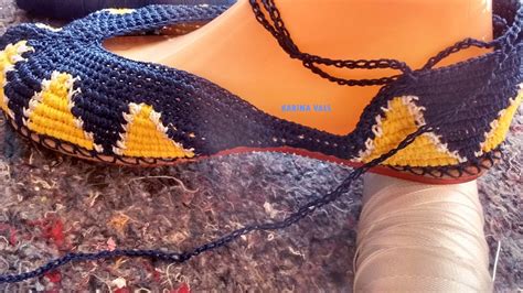 ZAPATOS TEJIDOS EN CROCHET MODELO WAYUU PARTE 1 YouTube