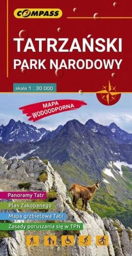 Compass Tatrza Ski Park Narodowy Mapa Wodoodp