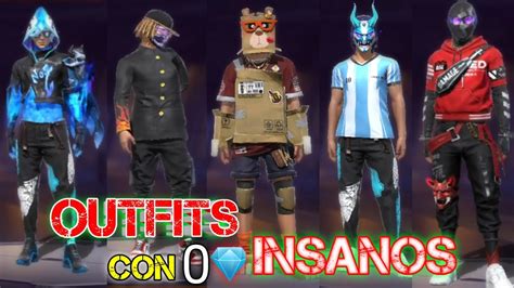 Combinaciones De Ropa Free Fire Para Los Que No Recargan Youtube