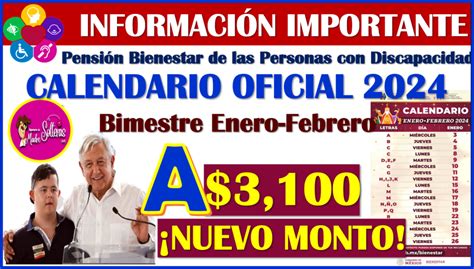 Pensión Bienestar De Personas Con Discapacidad Este Es Tu CALENDARIO