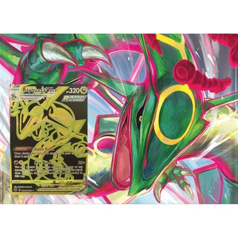 Pokemon Tcg Single Rayquaza Vmax Tg29tg30 Sword And Shield Silver