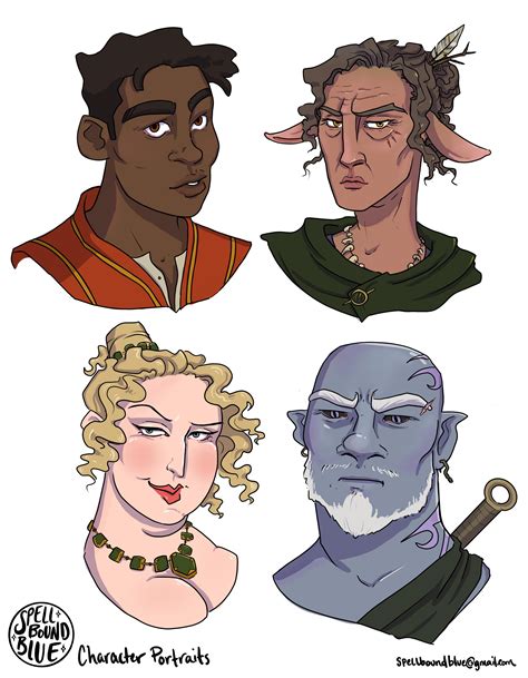 ART Another Set Of NPC Headshots For My Character Art Series Who S