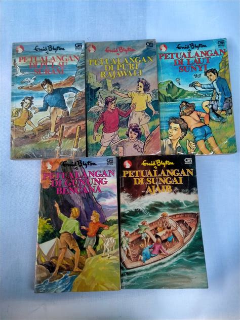 PAKET ENID BLYTON PETUALANGAN DI PULAU SURAM PURI RAJAWALI DI LAUT