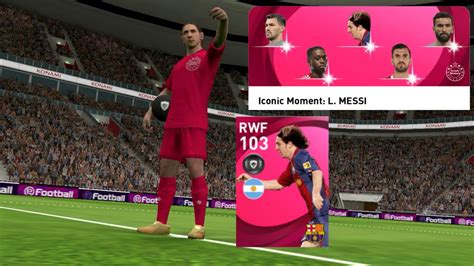 Iconic Moment Lionel Messi 103 Pes 2021 Mobile Pack Opening Indonesia